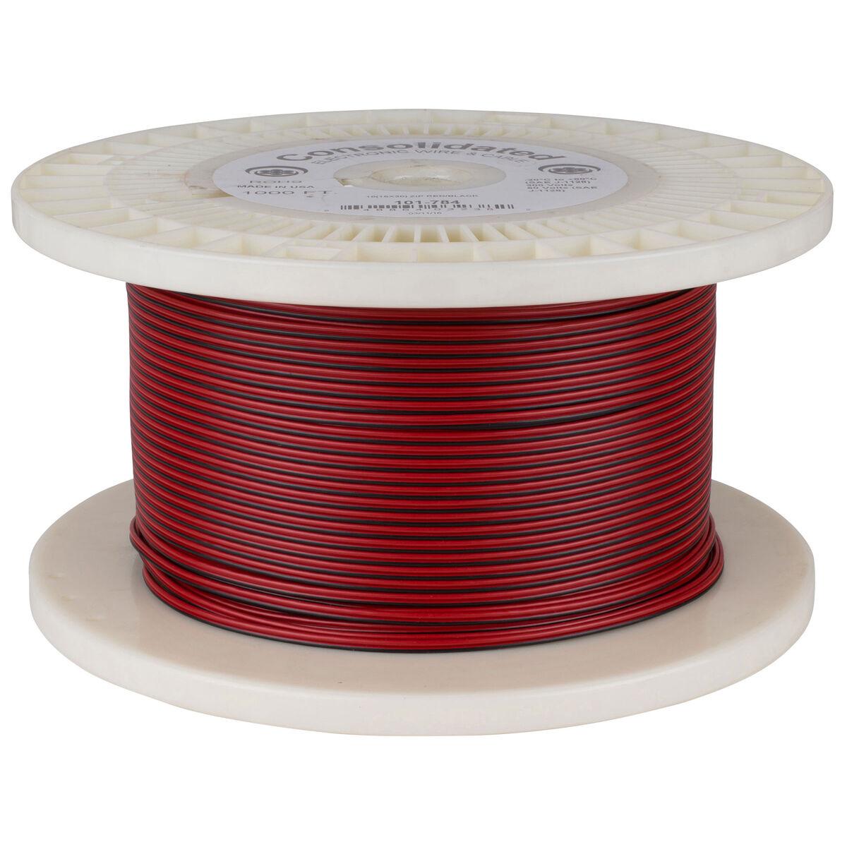 Consolidated 18 AWG 2conductor Power Speaker Wire 25 ft. Red/Black